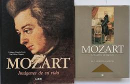 296  -  DOS LIBROS SOBRE WOLFGANG AMADEUS MOZART.  