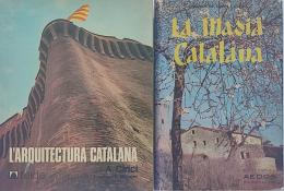 307  -  DOS LIBROS SOBRE ARQUITECTURA CATALANA.