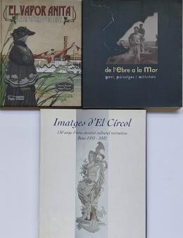 312  -  TRES LIBROS SOBRE EL DELTA DEL EBRO, BAJO EBRO Y REUS.   