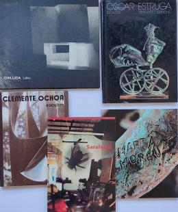 323  -  CINCO LIBROS SOBRE ARTISTAS CONTEMPORÁNEOS.   