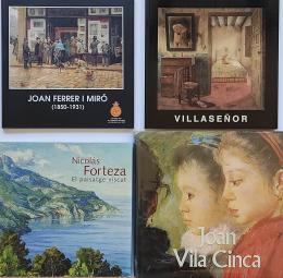 338  -  CUATRO LIBROS MONOGRÁFICOS SOBRE PINTORES.   