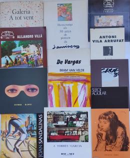 373  -  LOTE DE 13 LIBROS Y CATÁLOGOS DE PINTURA.   