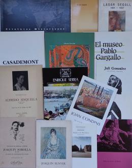 375  -  LOTE DE 15 LIBROS Y CATÁLOGOS DE ARTE.   