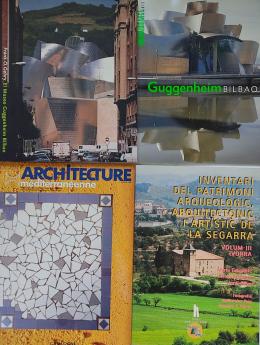 390  -  TRES LIBROS Y UNA REVISTA SOBRE ARQUITECTURA.   