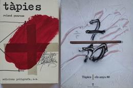 406  -  DOS LIBROS SOBRE TÀPIES.    