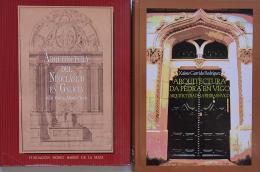 410  -  DOS LIBROS SOBRE ARQUITECTURA EN GALICIA.   