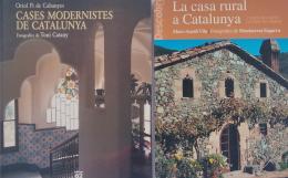436  -  DOS LIBROS SOBRE ARQUITECTURA EN CATALUNYA.   