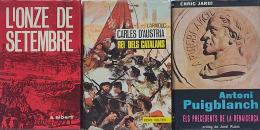 443  -  TRES LIBROS SOBRE HISTORIA DE CATALUNYA