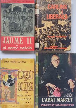 444  -  CUATRO LIBROS SOBRE HISTORIA DE CATALUNYA