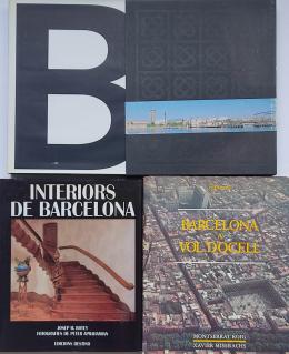 449  -  TRES LIBROS SOBRE BARCELONA.