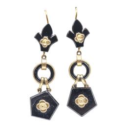 163 - PENDIENTES ALFONSINOS DE FINALES DEL S.XIX