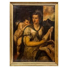 586 - CÓPIA DE TIZIANO DEL SIGLO XIX