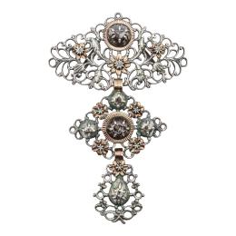 113  -  COLGANTE FRANCÉS CON DIAMANTES DEL S.XVIII