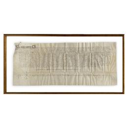 304 - MANUSCRITO ENMARCADO