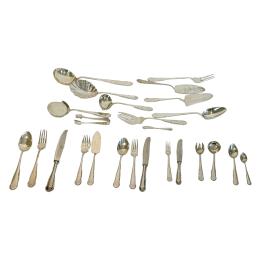 762  -  CUBERTERIA DE PLATA DE MEDIADOS DE SIGLO XX