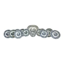 534 - CONJUNTO DE PIEZAS DE VAJILLA PICKMAN DE PPS. DEL S.XX