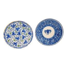 587 - PAREJA DE PLATOS DE MANISES, PPS. DEL S.XX