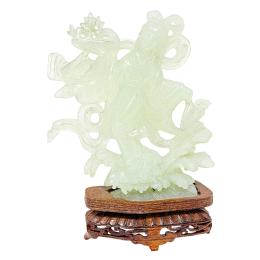 441 - FIGURA DE JADE NEFRITA DE LOS AÑOS 70