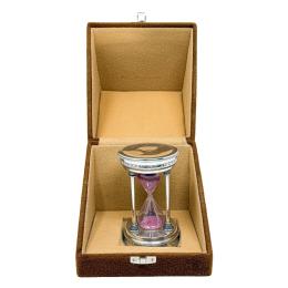 812  -  RELOJ DE ARENA DE PLATA DEL ÚLTIMO TERCIO DE SIGLO XX