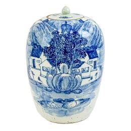 465 - TIBOR DE PORCELANA CHINA DE FINALES S. XIX6