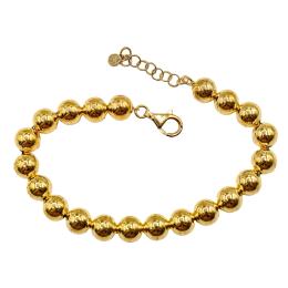 115  -  PULSERA DE PLATA SOBREDORADA