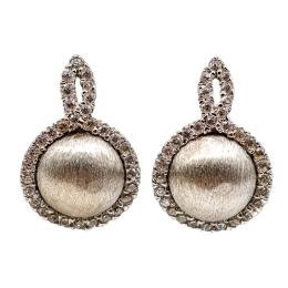 86  -  PENDIENTES DE PLATA CON CIRCONITAS