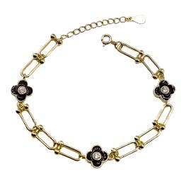 112  -  PULSERA DE PLATA CON CIRCONITAS