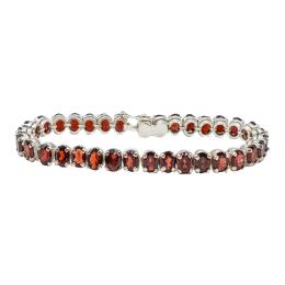 179  -  PULSERA RIVIERE CON GRANATES 