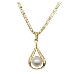 108  -  COLGANTE CON PERLA Y CADENA