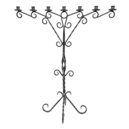 938  -  GRAN CANDELABRO DE IGLESIA DE MEDIADOS DEL S.XX