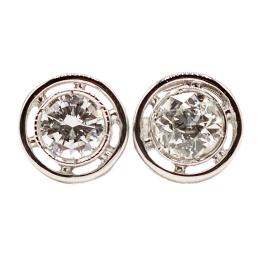 103  -  PENDIENTES SOLITARIO CON BRILLANTES