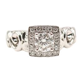 4  -  ANILLO ANCHO CON BRILLANTES