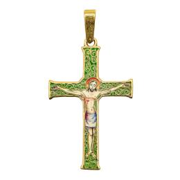 62  -  CRUZ COLGANTE CON ESMALTES DE MODEST MORATÓ
