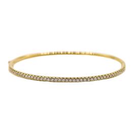 117  -  PULSERA ESCLAVA CON BRILLANTES