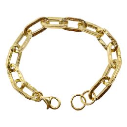 116  -  PULSERA DE PLATA SOBREDORADA