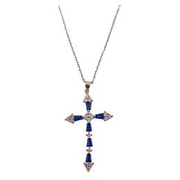60  -  CRUZ COLGANTE CON CADENA