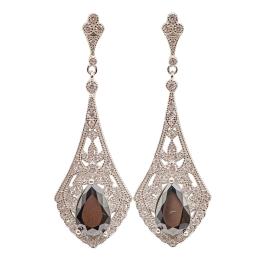 92  -  PENDIENTES LARGOS DE ESTILO ART DECÓ