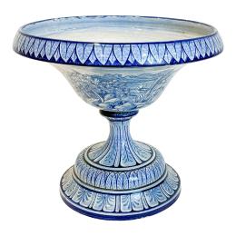 537 - COPA DE PORCELANA ITALIANA. PRIMER TERCIO DEL SIGLO XX