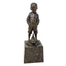 895  -  FIGURA EN BRONCE DE FINALES DEL SIGLO XX