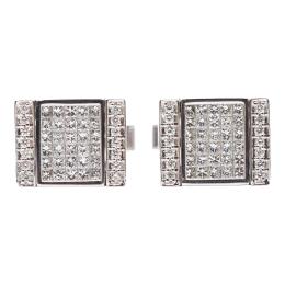 137  -  GEMELOS CON DIAMANTES TALLA PRINCESA