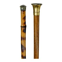 896 - DOS BASTONES DE MANDO DEL PRIMER TERCIO DEL S.XX
