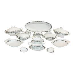 484 - CONJUNTO DE PIEZAS DE VAJILLA ALEMANA DEL PRIMER TERCIO S.XX