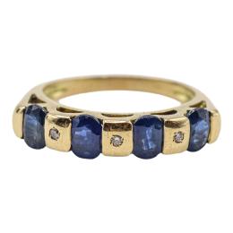 97 - ANILLO CON ZAFIROS