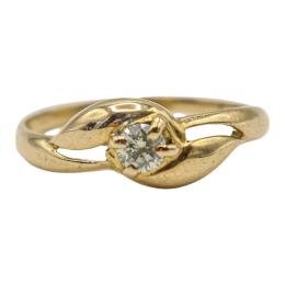 109 - ANILLO SOLITARIO CON BRILLANTE