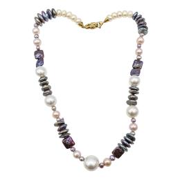 119  -  COLLAR DE PERLAS VARIADAS