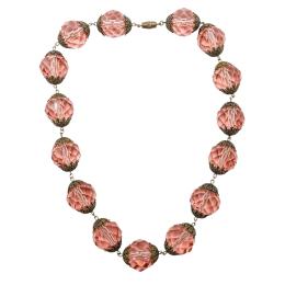 129 - COLLAR DE BISUTERÍA DE MEDIADOS DEL S.XX