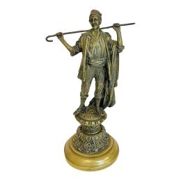889  -  FIGURA DE BRONCE DEL PRIMER TERCIO DE SIGLO XX