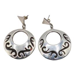 176 - PENDIENTES DE PLATA MEJICANOS