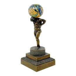 887  -  ESCULTURA EN BRONCE DE FINALES DEL S.XIX