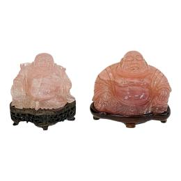 459 - PAREJA DE BUDAS QUARZO ROSA